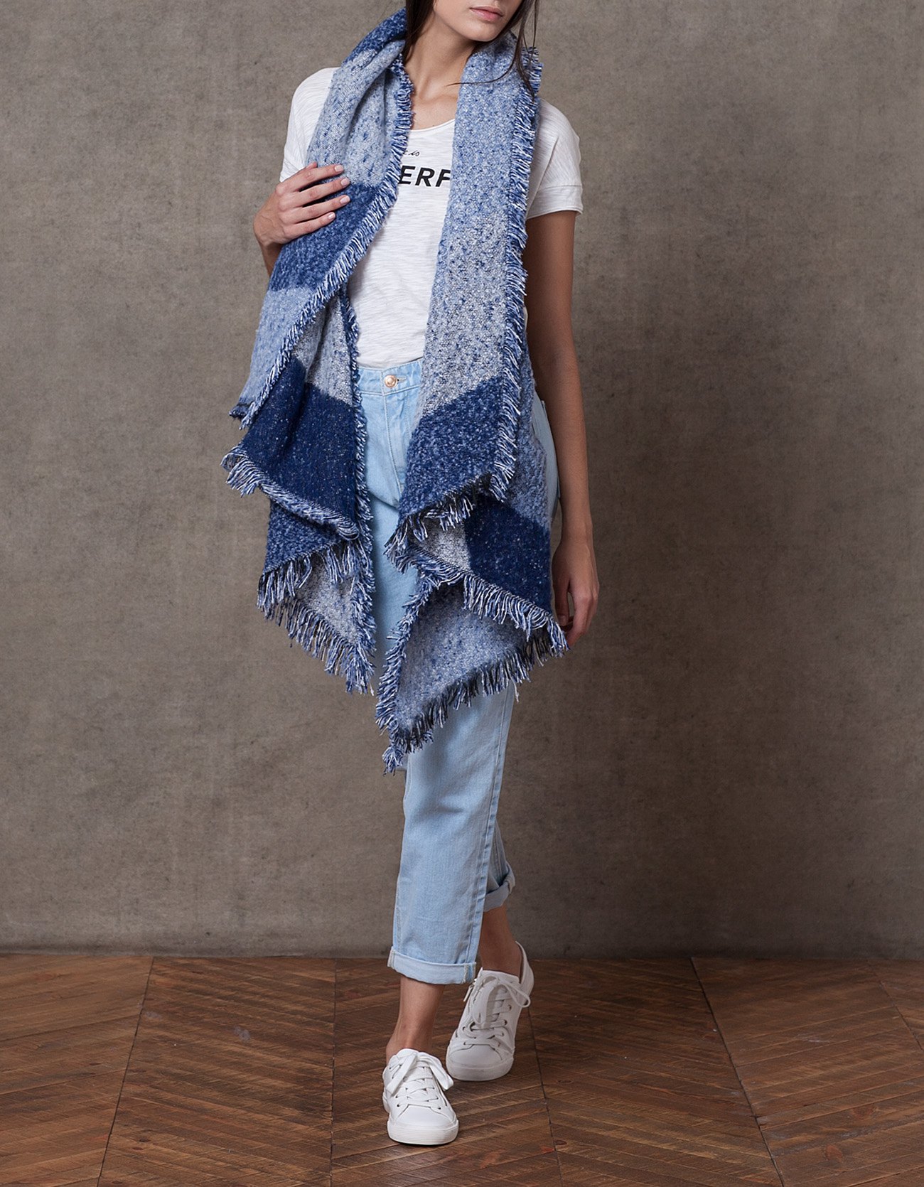 ROTK TRADE Fashionable Oversize Long Patchwork Women Scarf