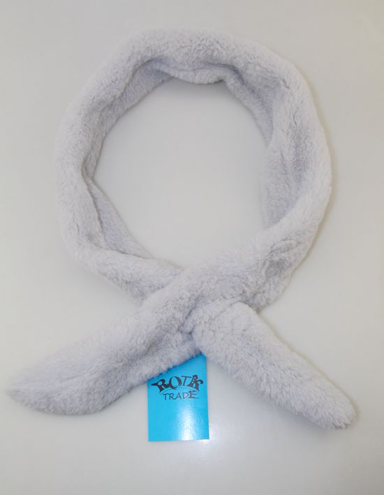ROTK TRADE Modern Plush Double Faced Stole Faux Fur Neckerchief